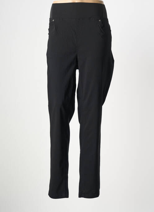 Jegging țesătură poplin mărime normală negru ZHENZI femme