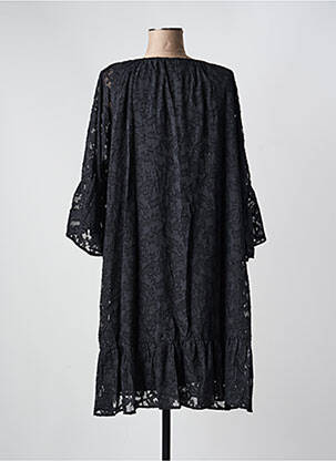 Rochie midi mâneci 3/4 mâneci 3/4 negru ZHENZI femeie
