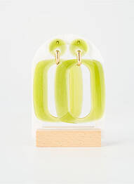 Cercei materiale metalice verde BLOW femme