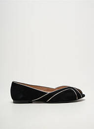 Balerine chiquet toc plat până la 3 cm negru BELLA STORIA femme