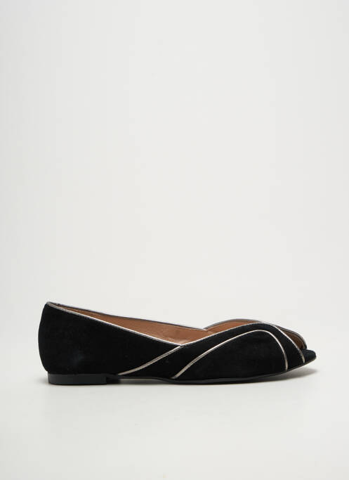 Balerine chiquet toc plat până la 3 cm negru BELLA STORIA femme