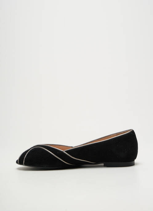 Balerine chiquet toc plat până la 3 cm negru BELLA STORIA femme