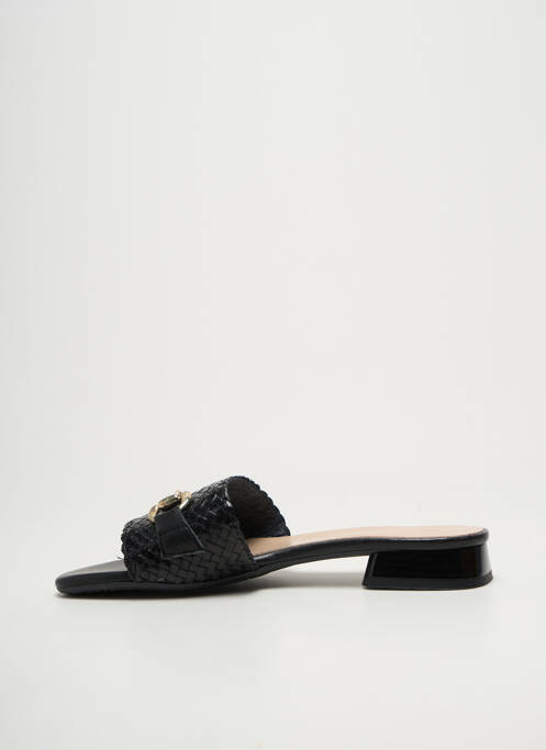 Mulete/saboți chiquet toc plat până la 3 cm negru BELLA STORIA femme