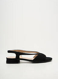 Sandale/pantofi decupați vârf deschis toc plat până la 3 cm negru BELLA STORIA femeie