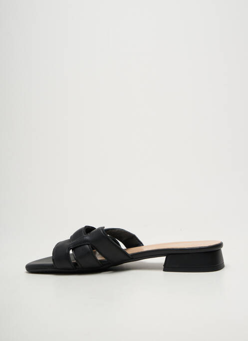 Mulete/saboți tip de talpă amortizantă toc plat până la 3 cm negru BELLA STORIA femme