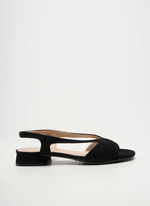 Sandale/pantofi decupați vârf deschis toc plat până la 3 cm negru BELLA STORIA femme