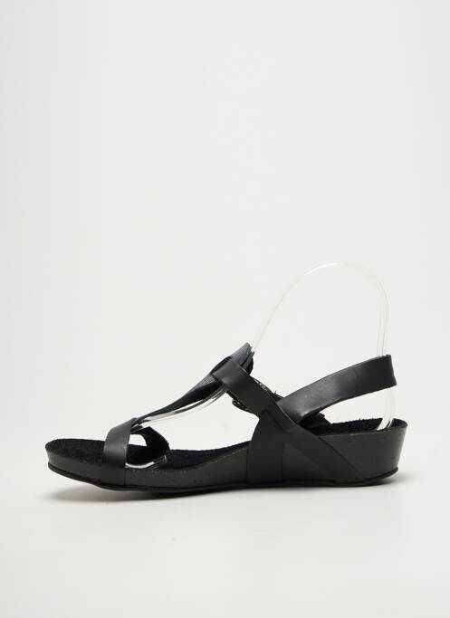 Sandale/pantofi decupați închidere cu buclă(e) toc de 4 la 6 cm negru BELLA STORIA femme