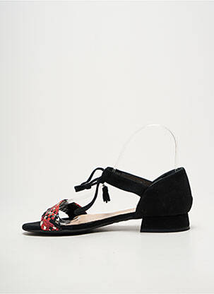 Sandale/pantofi decupați chiquet toc plat până la 3 cm negru BELLA STORIA femeie