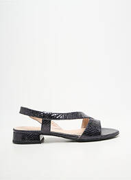 Sandale/pantofi decupați vârf deschis toc plat până la 3 cm negru BELLA STORIA femme