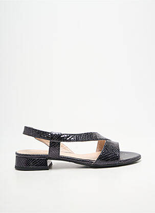 Sandale/pantofi decupați vârf deschis toc plat până la 3 cm negru BELLA STORIA femme