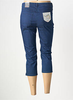 Pantalon trei sferturi buzunare albastru TONI femeie