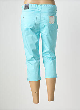 Pantalon trei sferturi buzunare albastru TONI femeie