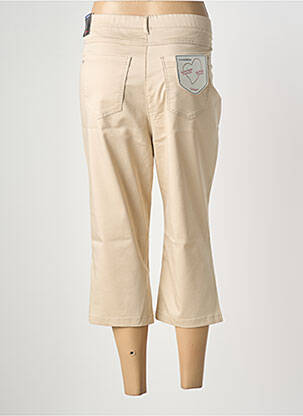 Pantalon trei sferturi buzunare bej TONI femeie
