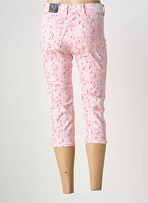 Pantalon trei sferturi buzunare roz TONI femeie