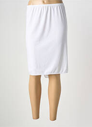 Jupon/fond de rochie talie elastică alb GRIFFON femme