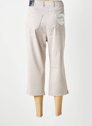 Pantalon trei sferturi buzunare bej TONI femeie