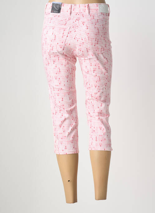 Pantalon trei sferturi buzunare roz TONI femme