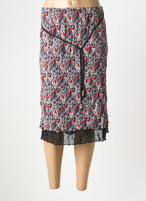 Fustă midi croială dreaptă negru GRIFFON femme