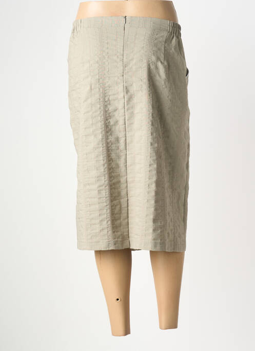 Fustă midi croială dreaptă verde GRIFFON femme