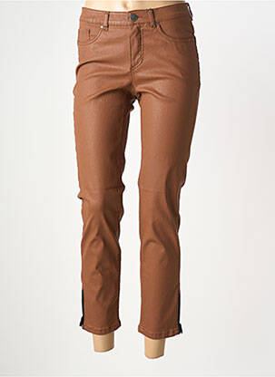 Pantalon slim talie joasă talie joasă maro STARK femeie