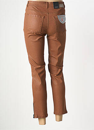 Pantalon slim talie joasă talie joasă maro STARK femeie