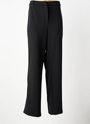 Pantalon drept țesătură crep mărime normală negru DIANE LAURY femeie