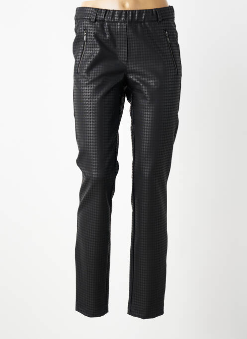 Pantalon slim talie elastică mărime normală negru STARK femme