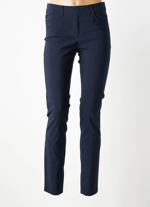 Pantalon slim talie elastică mărime normală albastru STARK femme