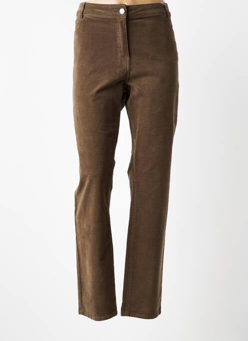 Pantalon slim mărime normală mărime normală verde DIANE LAURY femme