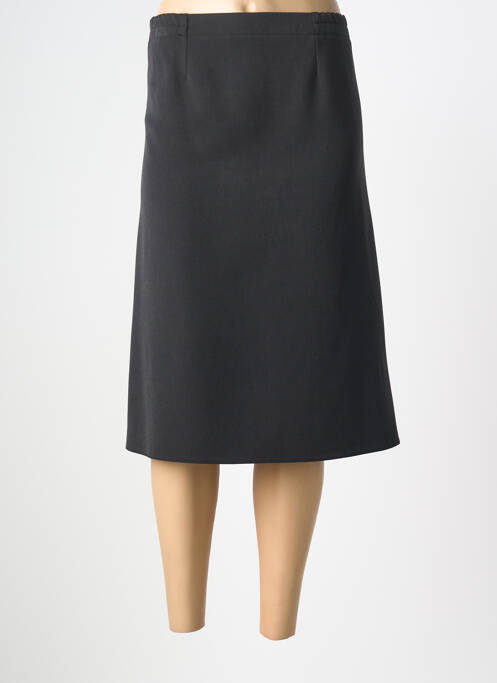 Fustă midi croială dreaptă negru PLURIELLES femme