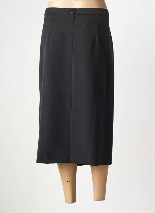 Fustă midi croială dreaptă negru GEVANA femme