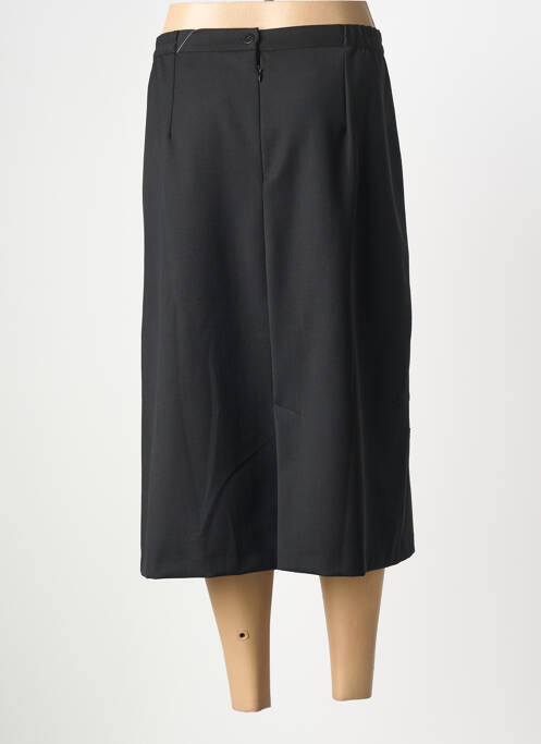 Fustă midi croială dreaptă negru GEVANA femme