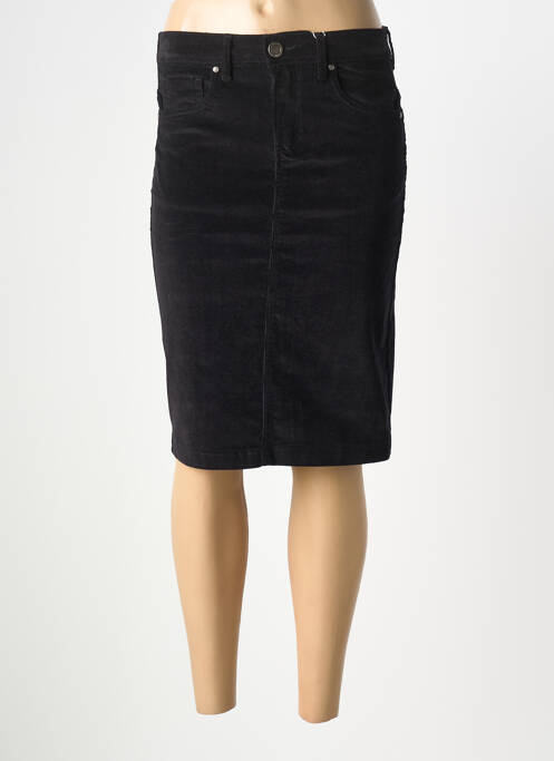 Fustă midi elasticitate negru GEVANA femme
