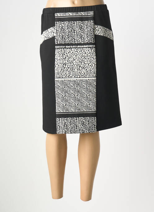 Fustă midi elasticitate negru DIANE LAURY femme