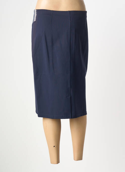 Fustă midi elasticitate albastru DIANE LAURY femme
