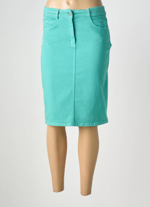 Fustă midi elasticitate verde DIANE LAURY femme