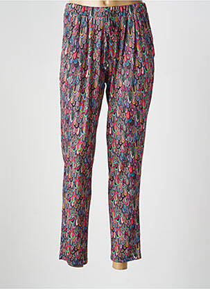 Pantalon 7/8 elasticitate mărime normală roz GEVANA femme
