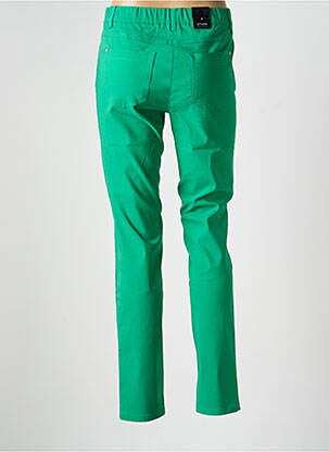 Pantalon slim talie elastică mărime normală verde STARK femeie