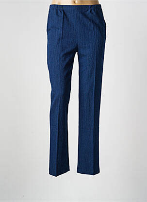 Pantalon slim talie elastică albastru FRANCE RIVOIRE femeie