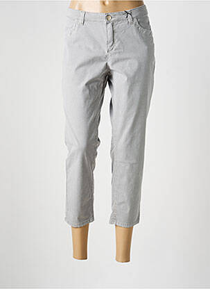 Pantalon trei sferturi elasticitate talie joasă gri STARK femeie