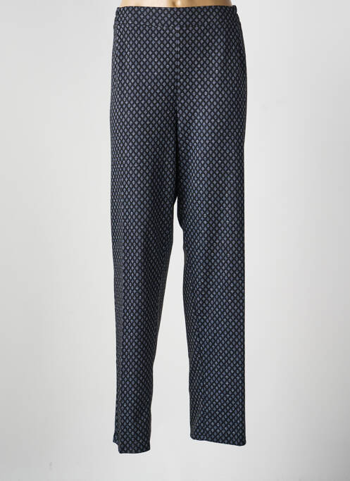 Pantalon drept elasticitate talie înaltă negru GEVANA femme