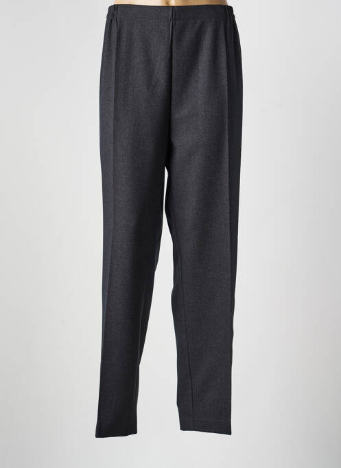 Pantalon drept talie elastică mărime normală gri GEVANA femme