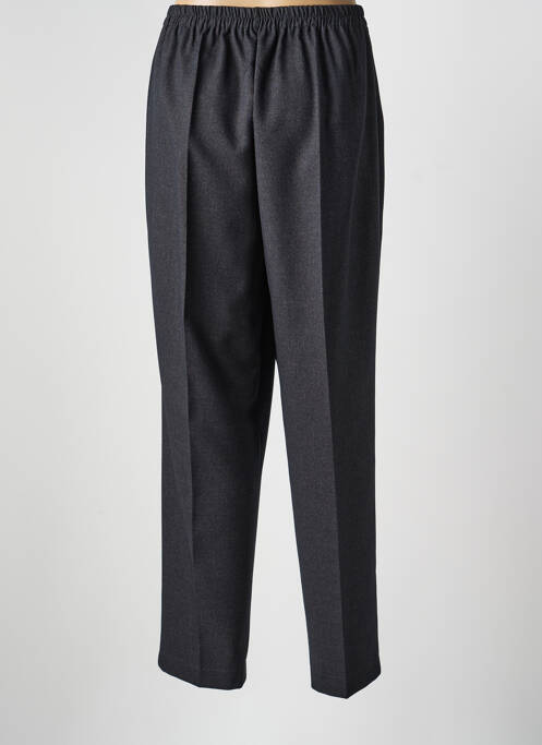 Pantalon drept talie elastică mărime normală gri GEVANA femme