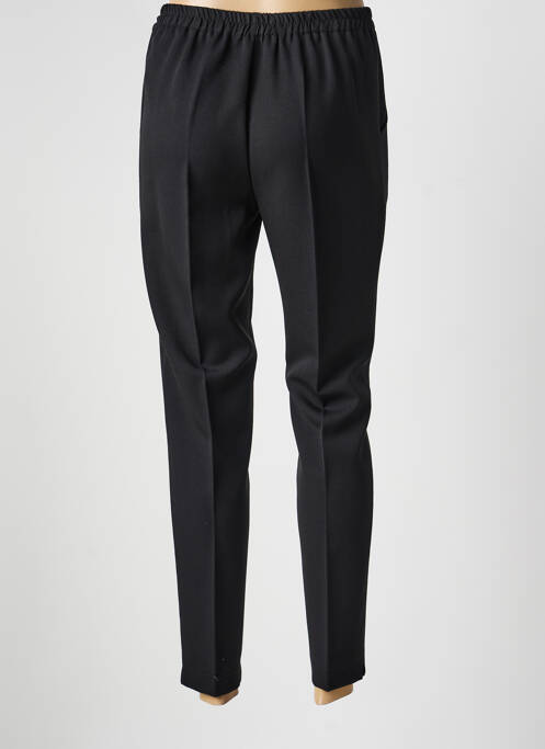 Pantalon drept țesătură crep mărime normală negru GEVANA femme