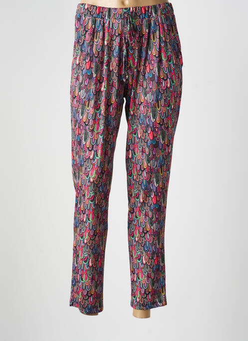 Pantalon 7/8 elasticitate mărime normală roz GEVANA femme