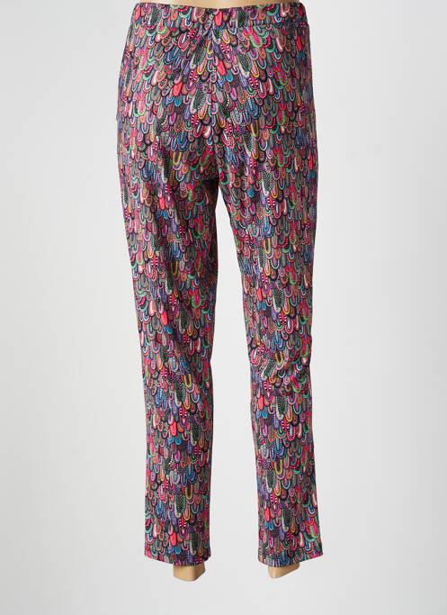 Pantalon 7/8 elasticitate mărime normală roz GEVANA femme