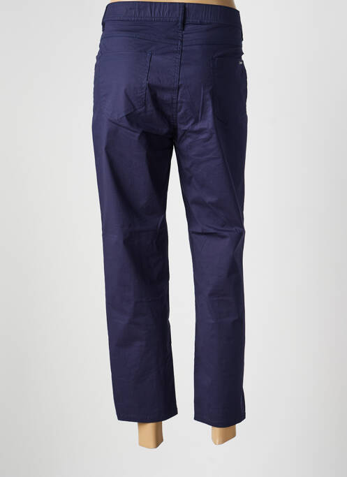 Pantalon 7/8 talie elastică mărime normală albastru GEVANA femme