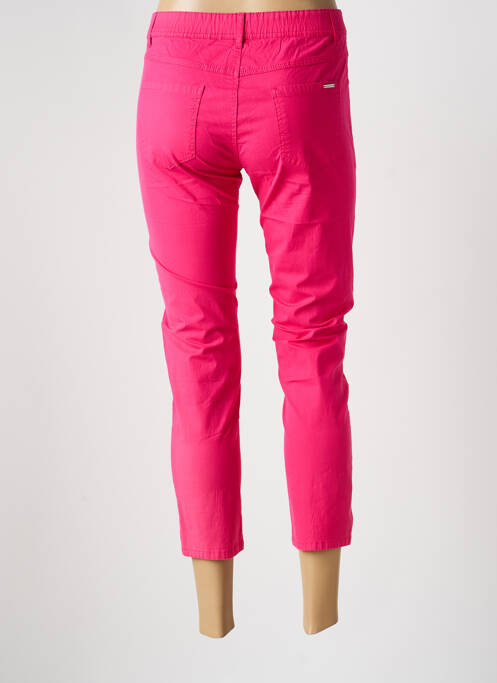 Pantalon 7/8 talie elastică mărime normală roz GEVANA femme