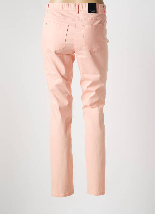 Pantalon slim talie elastică mărime normală portocaliu STARK femme