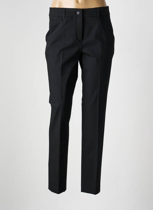 Pantalon chino închidere cu fermoar sub clapetă cu nasturi mărime normală negru STARK femme